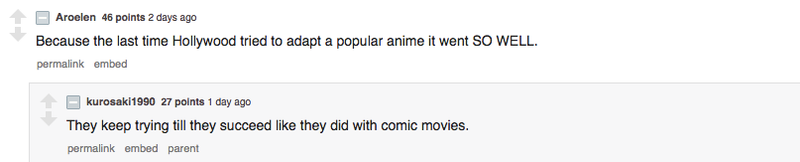 Illustration for article titled The Internet Reacts To The Hollywood Naruto Movie Announcement